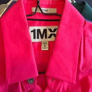 Express 1MX Bright Pink Shirt